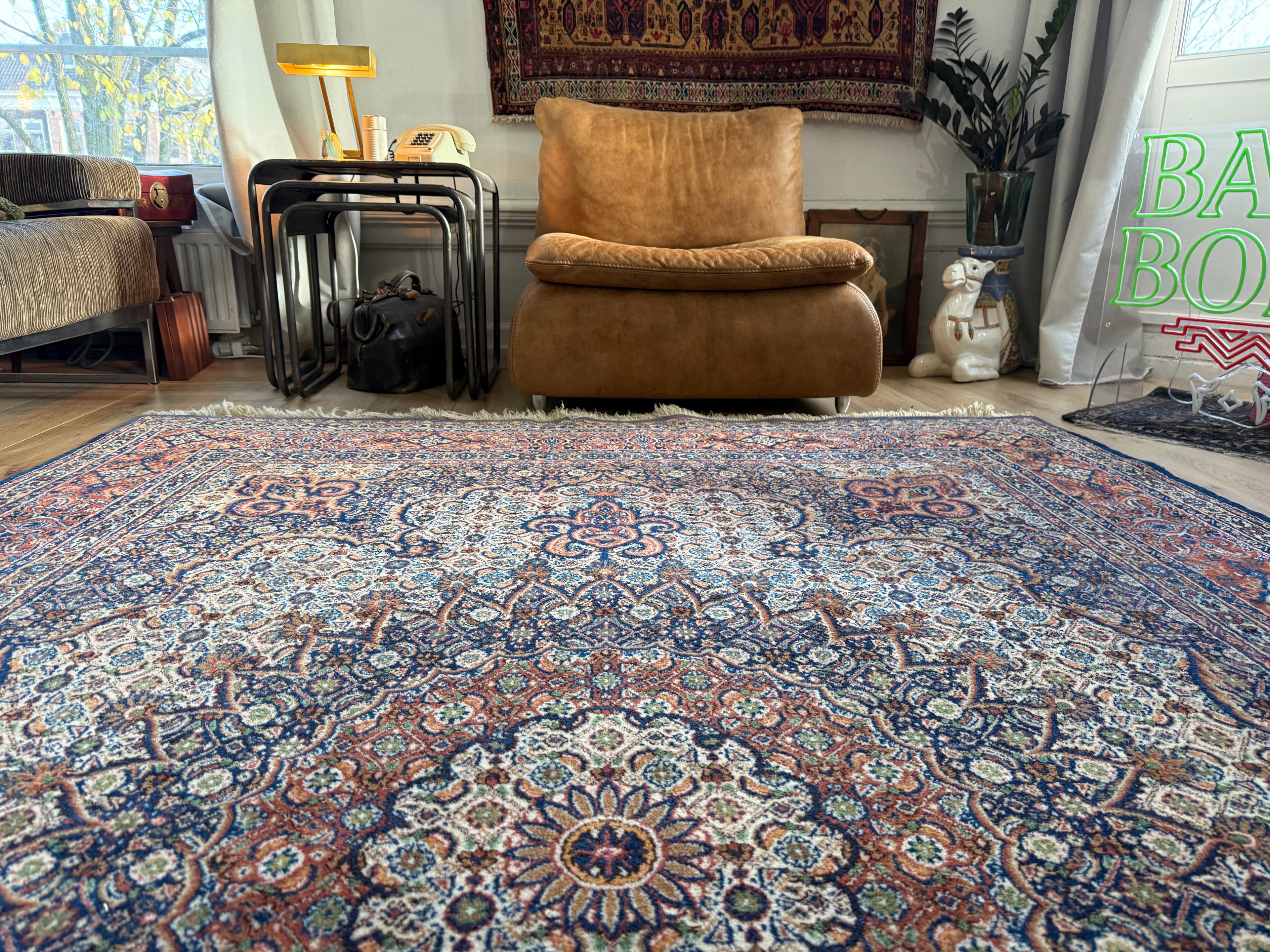 Handgeknoopt vintage tapijt – ca. 293 × 200 cm