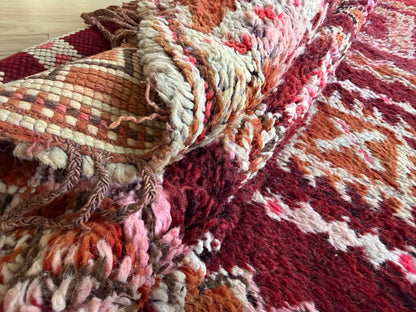 Tapete vintage marroquino de pelo alto – Atlas – 281 × 181 cm