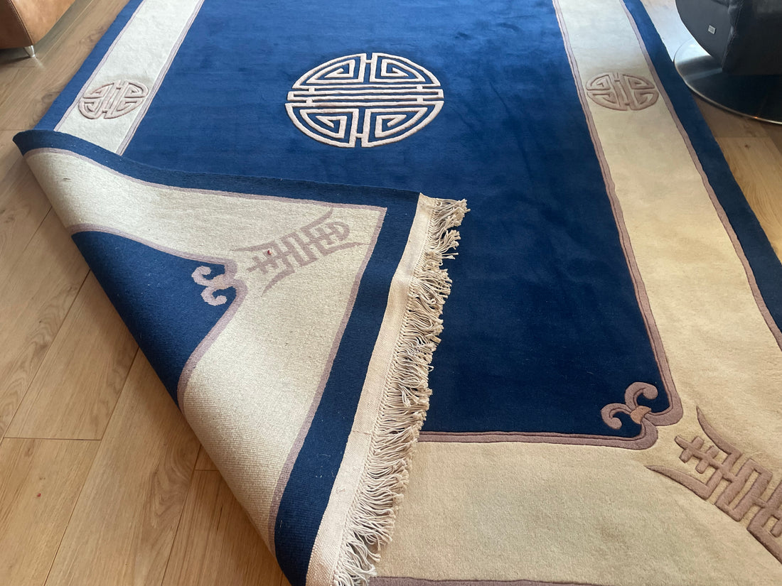 Chinees handgeknoopt tapijt – ca. 320 × 196 cm