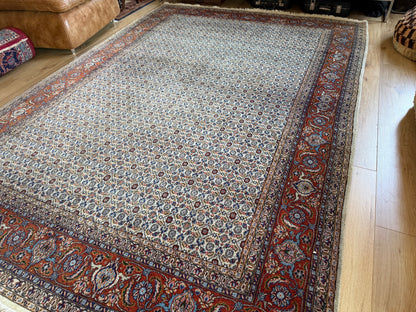 Handgeknoopt vintage oosters tapijt – Moud stijl – ca. 280 × 198 cm