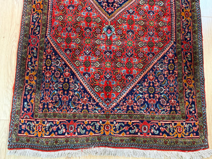 Vintage klassiek handgeknoopt tapijt – ca. 192 × 106 cm