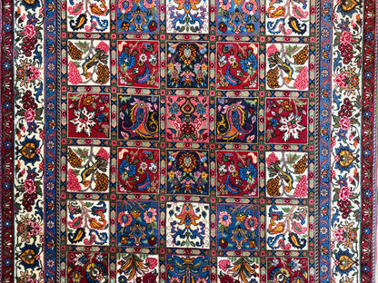 Hand-knotted Garden Design Rug – 258 × 157 cm