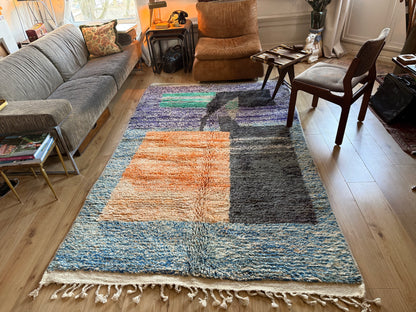 Modernist Berber design carpet – ca. 1990–2010 – 269 × 168 cm