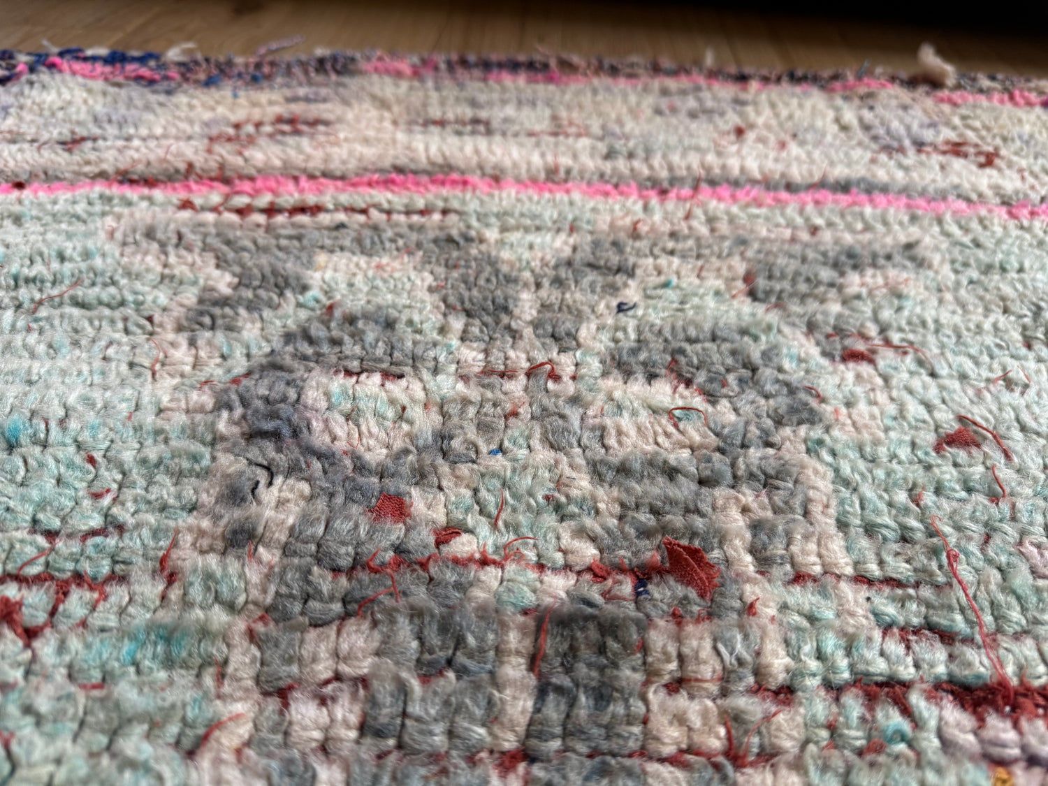 Vintage Marokkaans Berber tapijt (ca. 1950–1970) – 355 × 137 cm