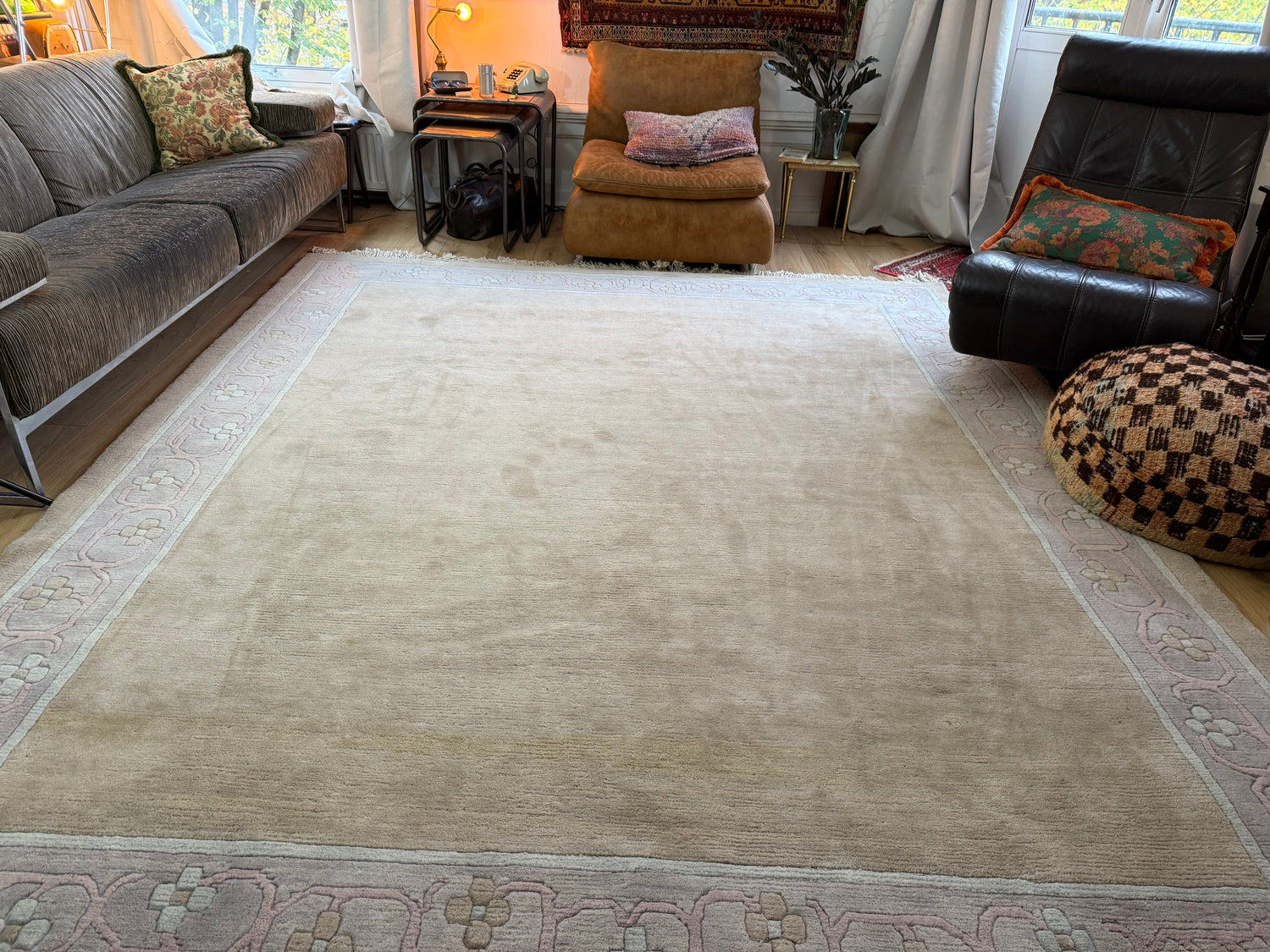 Chinees Deco tapijt – ca. 398 × 249 cm