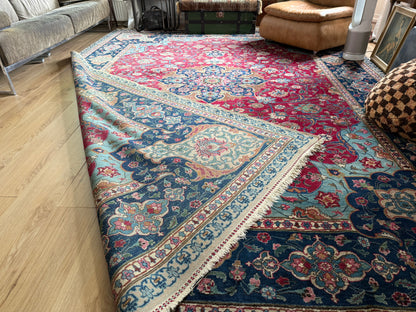Handgeknoopt Oosters Tabriz-tapijt – ca. 400 × 300 cm