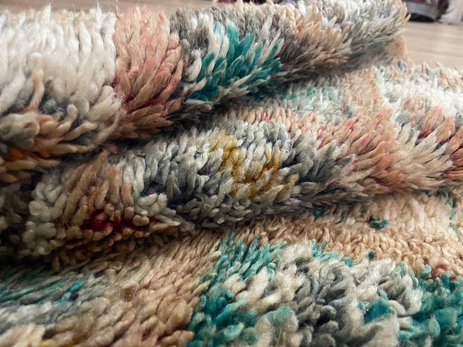 Handgeknoopt vintage Marokkaans tapijt – ca. 335 × 190 cm
