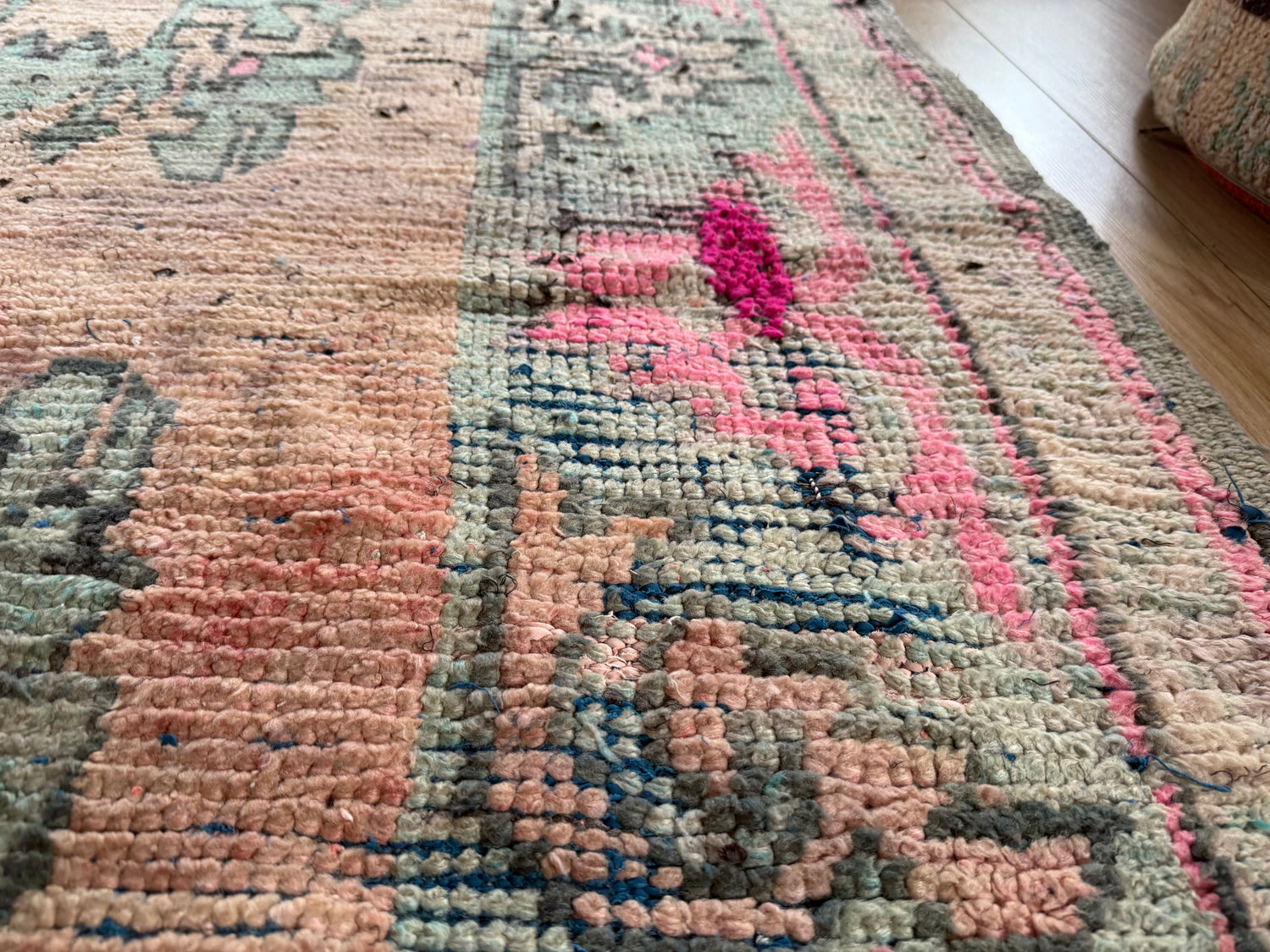 Vintage Marokkaans Berber tapijt (ca. 1950–1970) – 355 × 137 cm