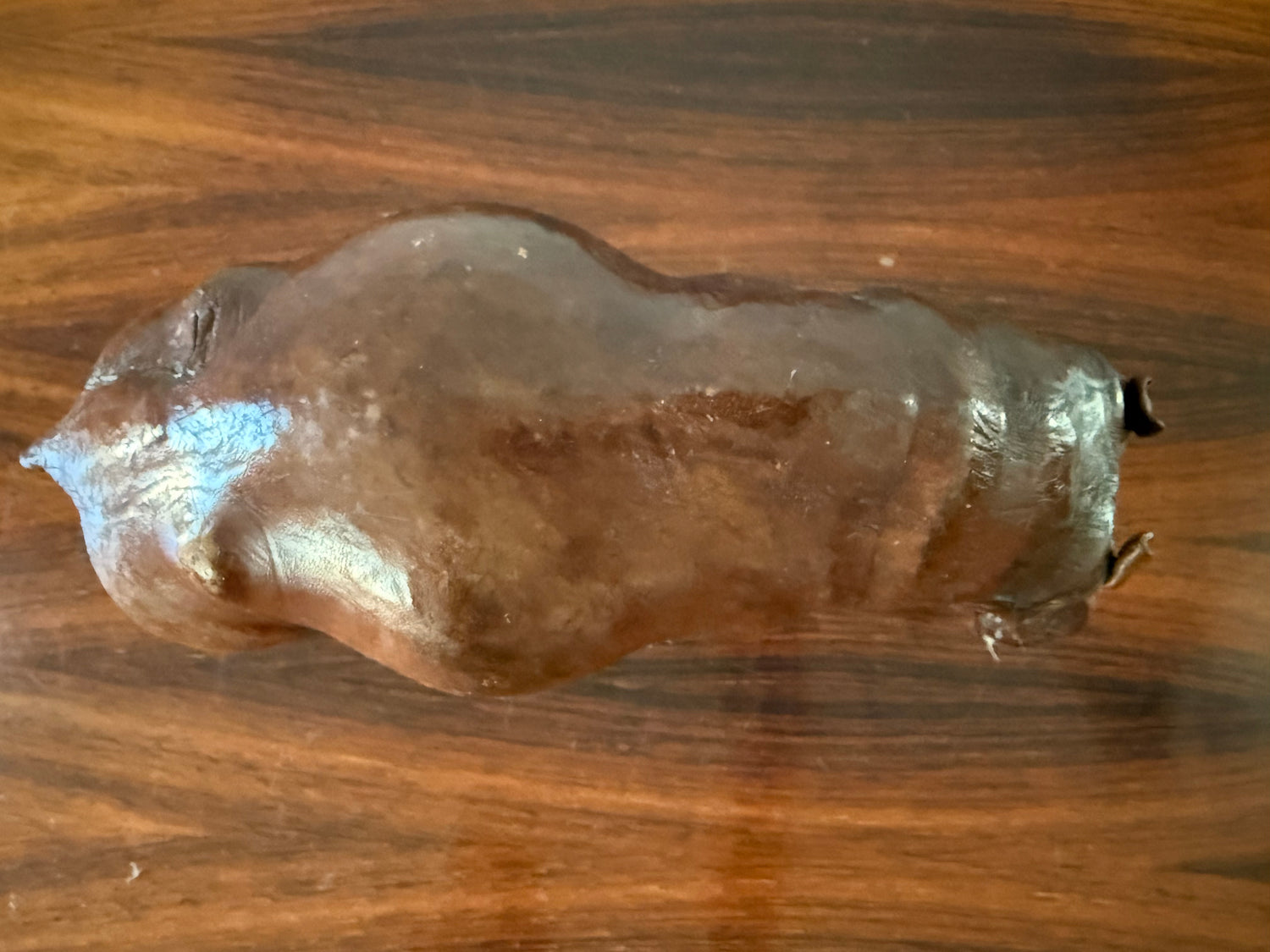 Vintage Leather Hippopotamus – Understated Elegance with Character