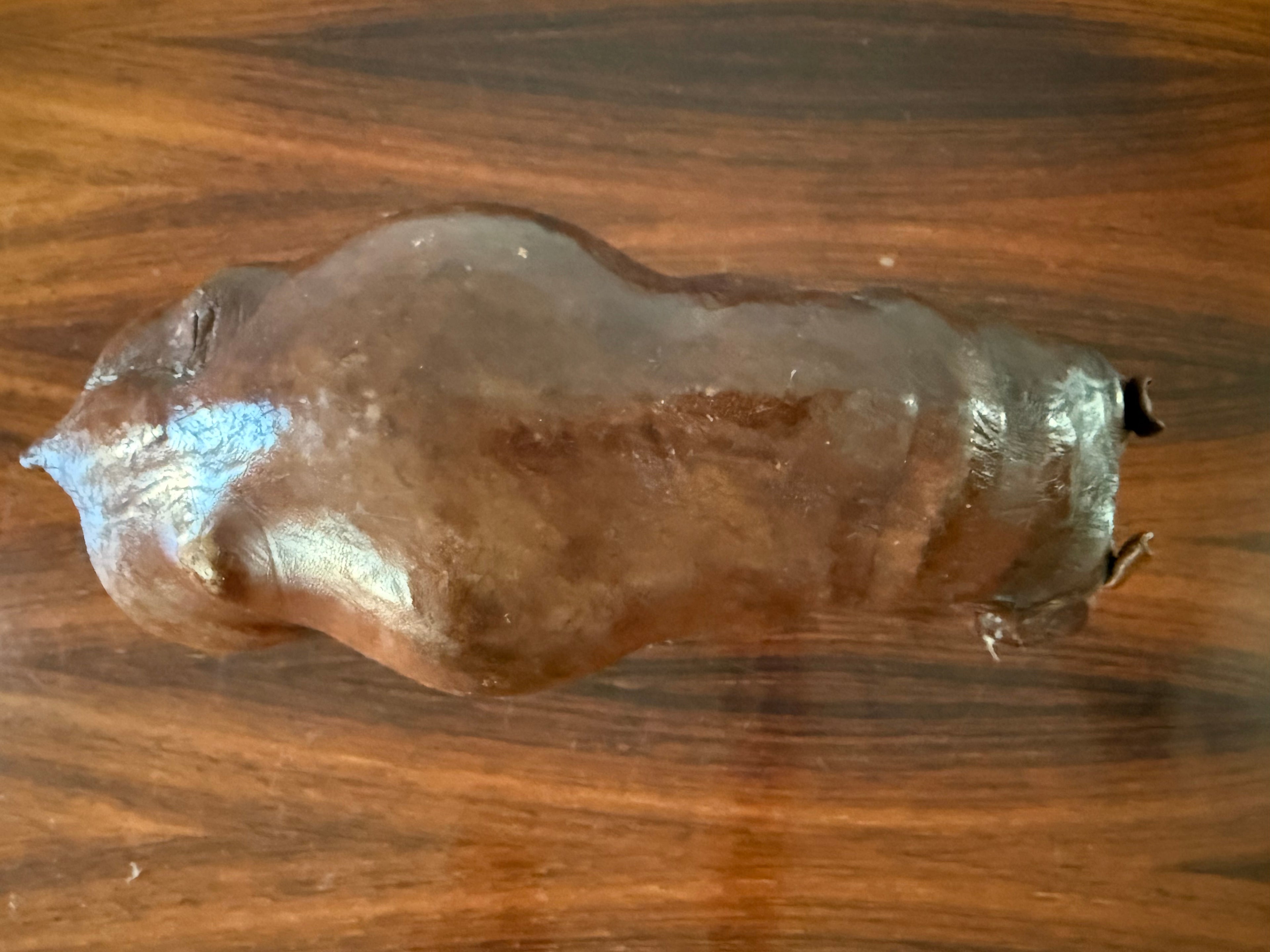 Vintage Leather Hippopotamus – Understated Elegance with Character