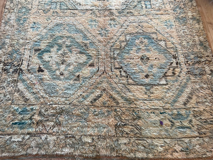 Handgeknoopt vintage tapijt uit Marokko – ca. 340 × 178 cm