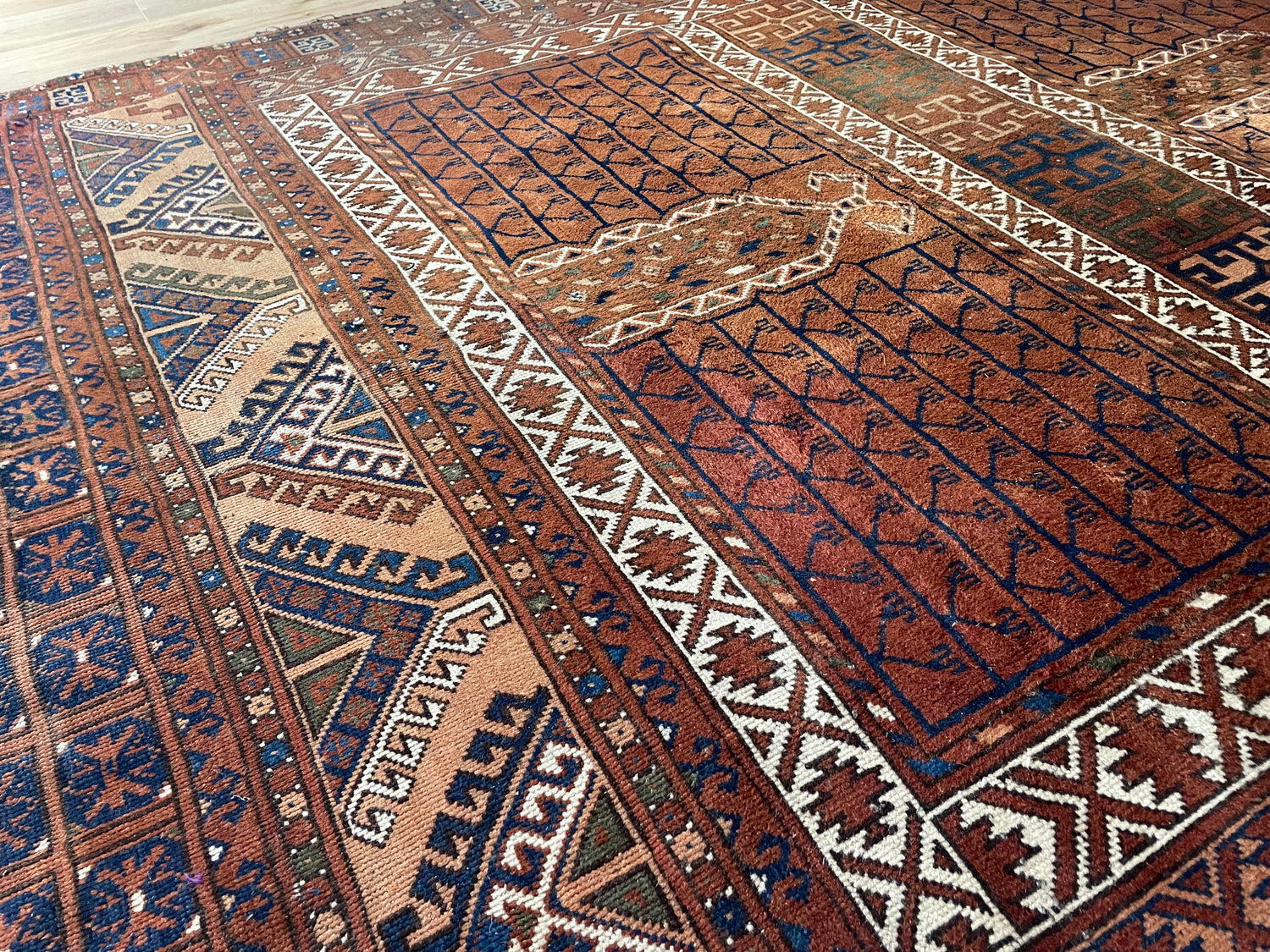 Handgeknoopt vintage tapijt – ca. 250 × 194 cm