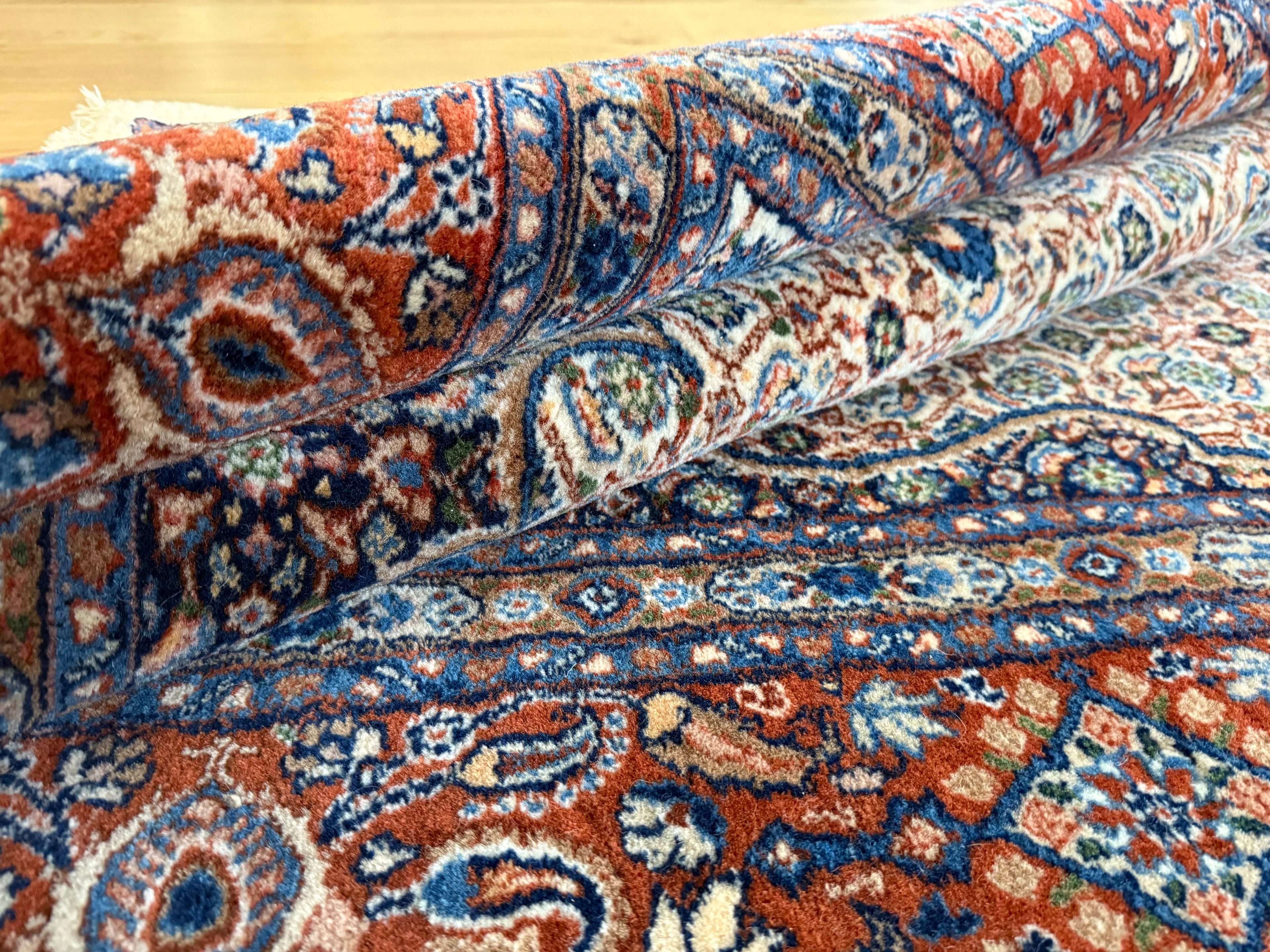 Handgeknoopt Oosters vintage tapijt – 310 × 200 cm – Professioneel gereinigd