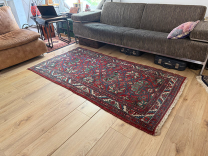 vintage Oosters Tapijt handgeknoopt– 104x194 cm