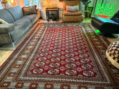 Handgeknoopt Bokhara tapijt – ca. 320 × 223 cm