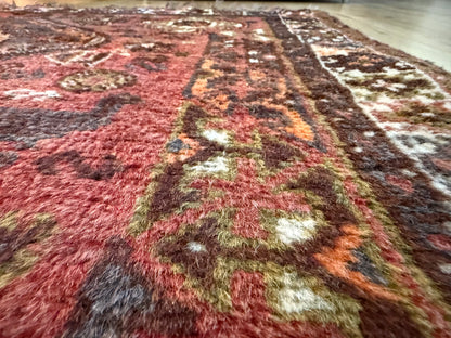 Handgeknoopt vintage oosters tapijt – 182 × 120 cm
