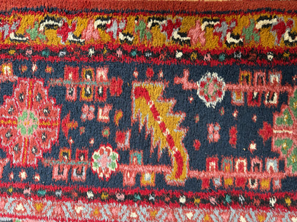 Handgeknoopt vintage tapijt Oosters Heriz design – ca. 340 × 248 cm