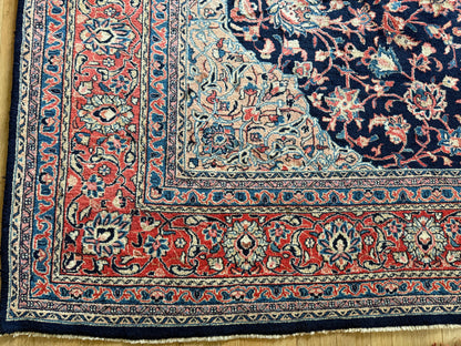 Handgeknoopt vintage tapijt – Klassiek Medaillon – ca. 367 × 265 cm