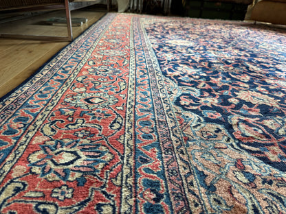 Handgeknoopt vintage tapijt – Klassiek Medaillon – ca. 367 × 265 cm