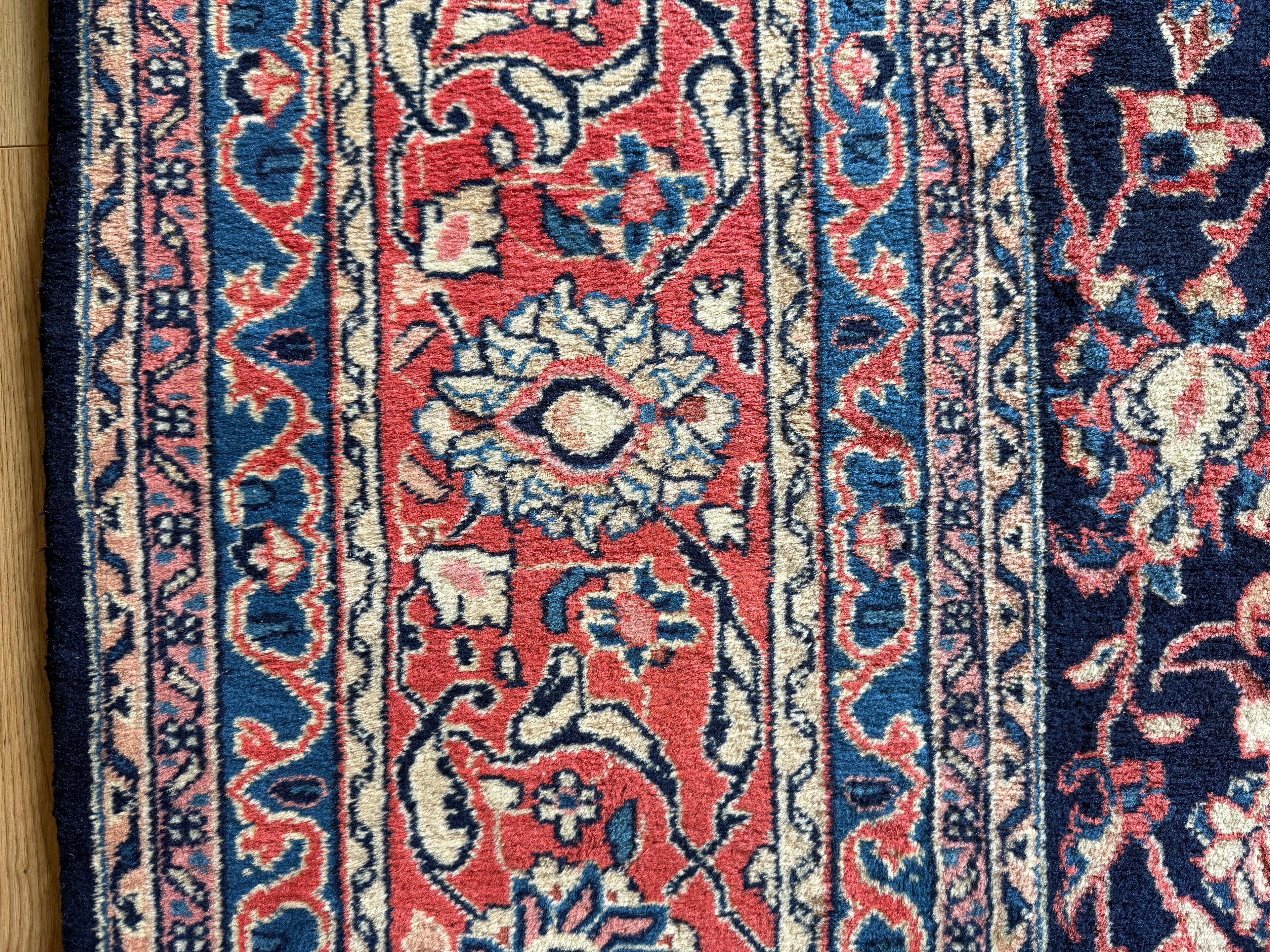 Handgeknoopt vintage tapijt – Klassiek Medaillon – ca. 367 × 265 cm