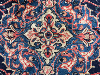 Handgeknoopt vintage tapijt – Klassiek Medaillon – ca. 367 × 265 cm