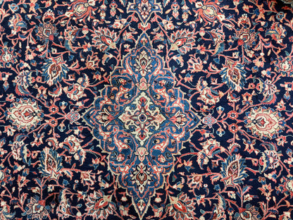 Handgeknoopt vintage tapijt – Klassiek Medaillon – ca. 367 × 265 cm