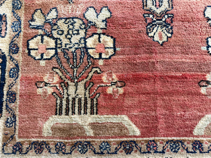 Handgeknoopt vintage tapijt – ca. 221 × 144 cm