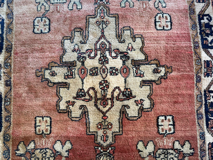 Handgeknoopt vintage tapijt – ca. 221 × 144 cm