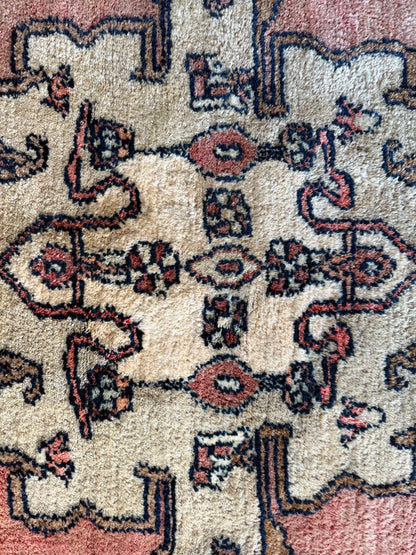Handgeknoopt vintage tapijt – ca. 221 × 144 cm