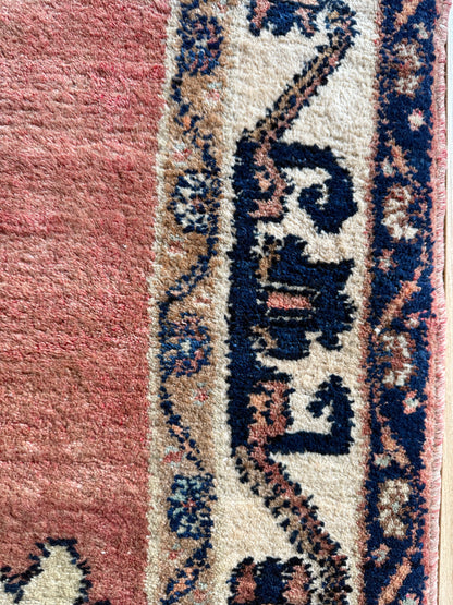 Handgeknoopt vintage tapijt – ca. 221 × 144 cm