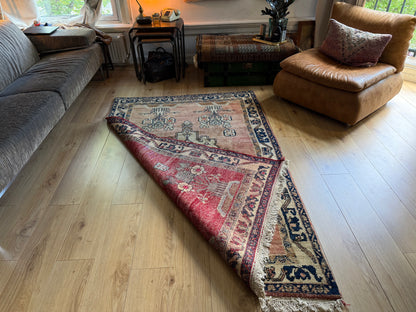 Handgeknoopt vintage tapijt – ca. 221 × 144 cm