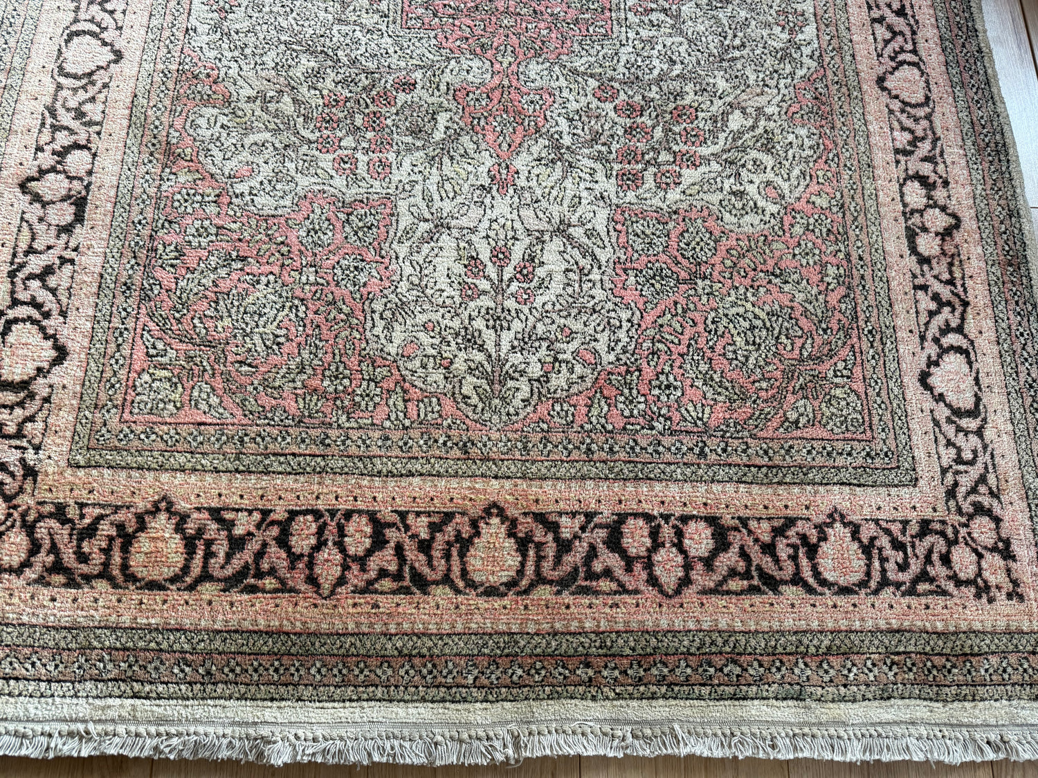 Handgeknoopt vintage tapijt – ca. 191 × 122 cm