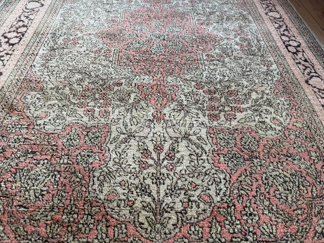 Handgeknoopt vintage tapijt – ca. 191 × 122 cm