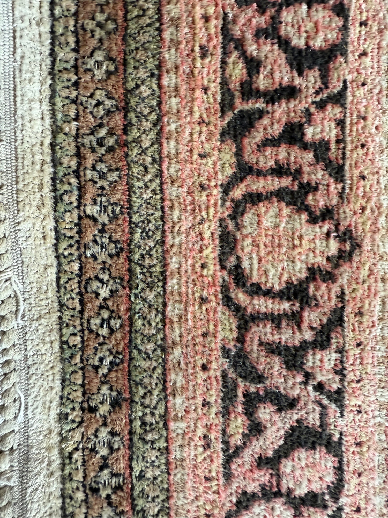 Handgeknoopt vintage tapijt – ca. 191 × 122 cm