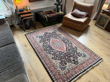 Handgeknoopt vintage tapijt – ca. 193 × 126 cm