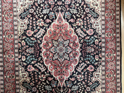 Handgeknoopt vintage tapijt – ca. 193 × 126 cm