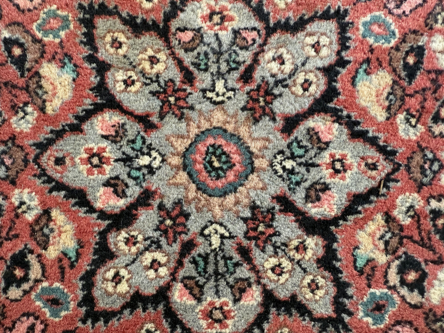 Handgeknoopt vintage tapijt – ca. 193 × 126 cm