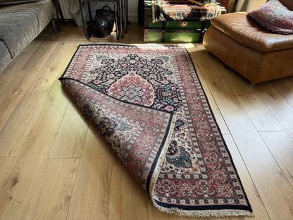 Handgeknoopt vintage tapijt – ca. 193 × 126 cm