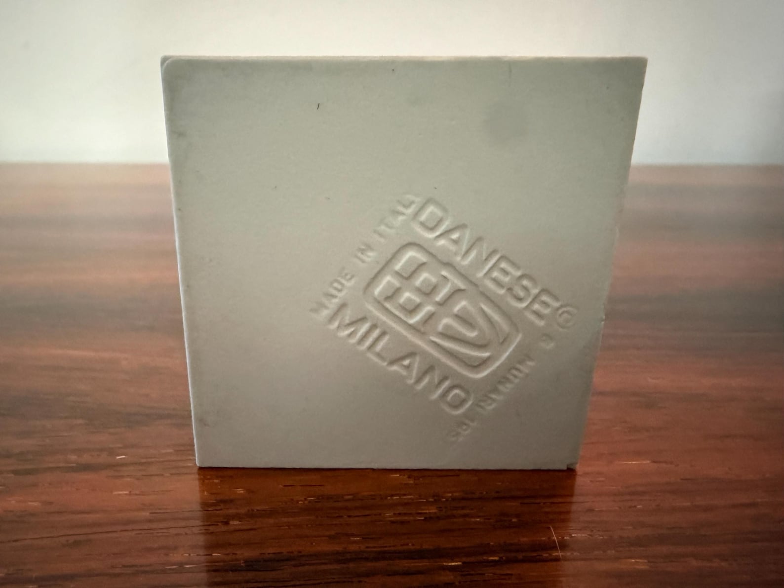 Italian modernist ashtray by Danese Milano – vintage design – cube-shaped ashtray