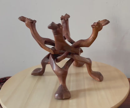 Unity Sculpture – Four Interwoven Camels