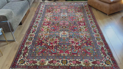 Hand-knotted Garden Design Rug – 258 × 157 cm