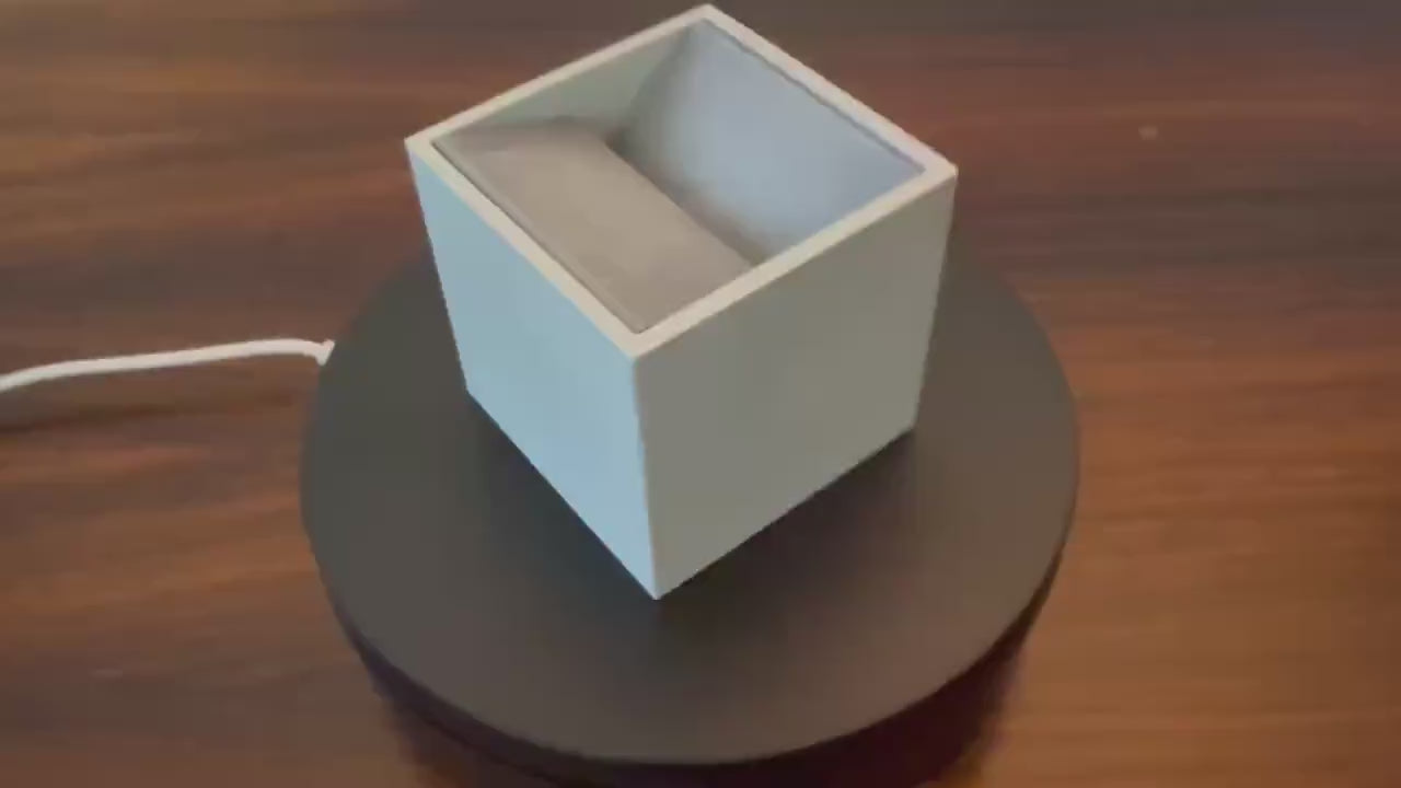 Italian modernist ashtray by Danese Milano – vintage design – cube-shaped ashtray